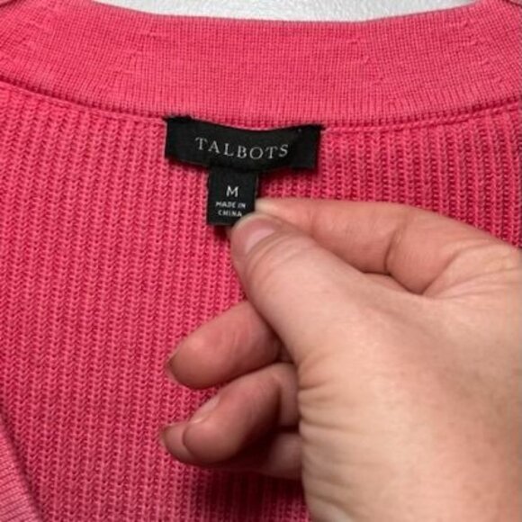 Talbots womens ombre knit cardigan button up sweater size medium boho casual - Picture 7 of 11